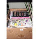 Box collection of used worldwide stamps,