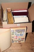Collection of Canada FDCs, yearbooks, albums of MNH and postally used stamps, stockbooks, loose,