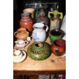 Collection of MacIntyre Burslem, Watcomb Torquay, Roger Veal Tolcarne Welsh pottery, Wardle etc.