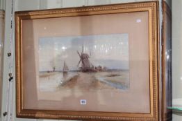 R T Pritchett, near Haarlem, watercolour, signed and dated 1868 lower right, 30cm by 52cm,