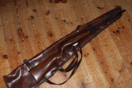 Webley Mark 3 .22 air rifle, two sights and cleaning rod.