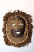 Ugandan tortoiseshell tribal mask.