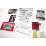 Collection of postcards, c1960's autograph album,