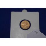 1994 1/10 oz $5 gold American eagle coin.
