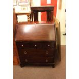 Stag Minstrel five drawer bureau, Stag nest of three tables,