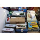 Collection of boxed Diecast Corgi haulage, loaders, trucks, buses,