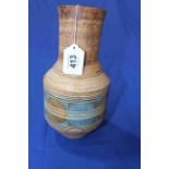 Troika large urn vase, signed, 26cm.