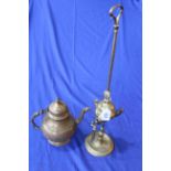 Eastern coffee pot and brass censor (2).