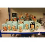 Twenty one boxed Pendelfin figurines.