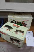 Mamod steam tractor, Old Glory limited edition and trailer (2).