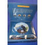 Royal Doulton Hornby Railway box 50th Anniversary Collection Sir Ronald Matthews engine and plate.