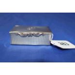 Good Victorian IV silver snuff box by Charles Rawlings and William Summers,