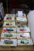 Corgi and Corgi Classics boxed Diecast bus model toys including Classic Commercials and Public