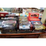 Thirteen large boxed Diecast toy cars including Road Signature Series, Tonka Polistil, Revell Metal,