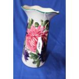 Wemyss Grosvenor vase decorated with carnations, 20.5cm.