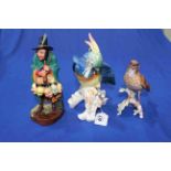 Royal Doulton Mask Seller, Goebel and Continental birds (3).