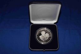 1998 Papua New Guinea 10 Kina Queen Mother silver proof cased coin.