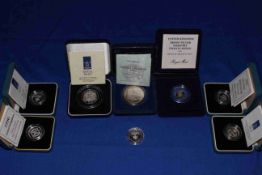 Limited Edition 2002 pattern 5 Euro Piedfort struck silver coin,