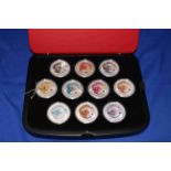 Australian Lunar Silver Coin Series II Year of The Dragon 2012, ten 1oz coin set,