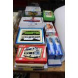 Corgi boxed bus and coach Diecast toy models including Island Transport, The Yorkshire Rider Series,