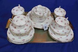 Wileman Foley (pre Shelley) china twenty one piece tea set.