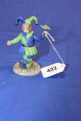Royal Doulton limited edition Bunnykins The Fair Jester, 10cm, with box and certificate.