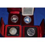 Collection of Royal Canadian Mint including 1973 and 1982 Canada silver dollar,