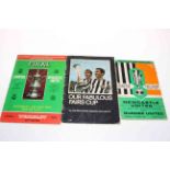 1960 Newcastle Football Programme and 1974 FA Cup Final Programme.