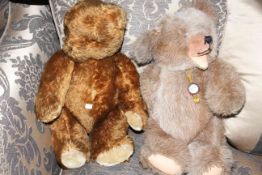 Hermann original teddy bear and another.