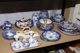 Collection of Victorian ceramics including Minton, Copeland, Ringtons, Ridgways, etc.