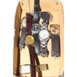 Collection of seven gents wristwatches.