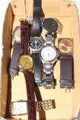 Collection of seven gents wristwatches.