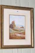 Jamieson, St. Johns Common, Sussex, watercolour, signed and titled, 33cm by 23cm, in glazed frame.