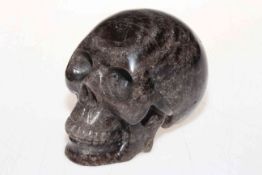 Fluorite skull.