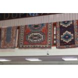 Persian design wool rug 2.20 by 1.30, Persian design wool runner 2.90 by 0.77 and Chinese runner 3.