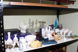 Edinburgh glass, Royal Worcester egg coddler, Sylvac, Aynsley, Hornsea, commemorative ware, etc.