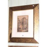 Schaffer, 19th Century Continental Town scene, watercolour, signed lower let, 25cm by 18cm,