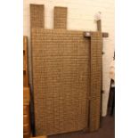 Contemporary wicker 5ft 6inch bedstead.