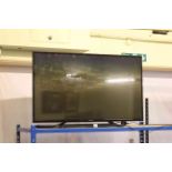 Panasonic 42" flat screen television.