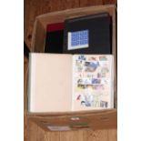 Collection of pre and post Great Britain sheet stamps (three folders), PHQ Post Office cards,