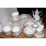 Collection of Royal Albert Brigadoon dinner and tea ware.