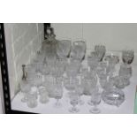 Thomas Webb and other crystal glass.