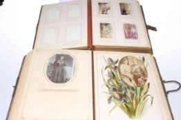 Two Victorian cdv and cabinet portrait albums,
