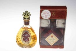 Boxed bottle of Cles des Ducs Armagnac and bottle of Canton Ginger Liqueur (2).