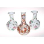 Japanese porcelain vase with profuse decoration, signed to base,