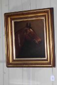 R. Slack, 1907, Horse portrait, oil on canvas, 35cm by 30cm, framed.