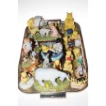 Collection of twenty four Royal Doulton Winnie the Pooh figures, some limited edition.