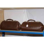 Pair of G.P.O. Gladstone style bags.
