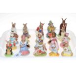 Collection of twenty Royal Doulton Bunnykins figures.