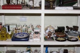 Collection of Ringtons including teapots, plates, storage jars, tins, ornaments, etc.